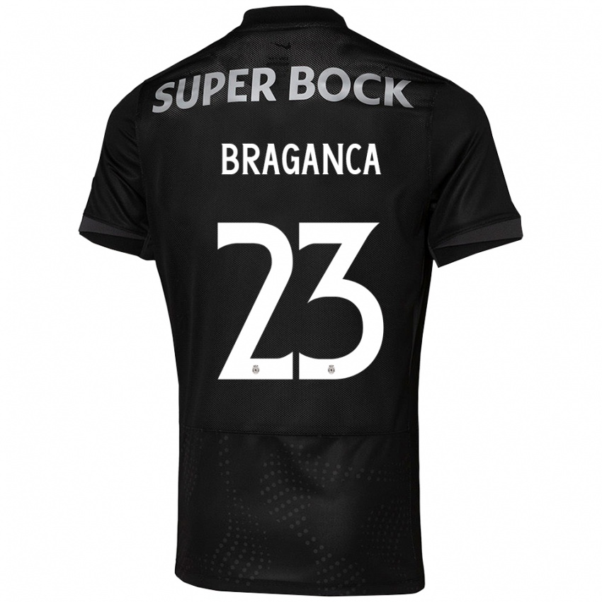 נשים דניאל בראגאנסה #23 שחור לבן הרחק ג'רזי 2025/26 חולצה קצרה