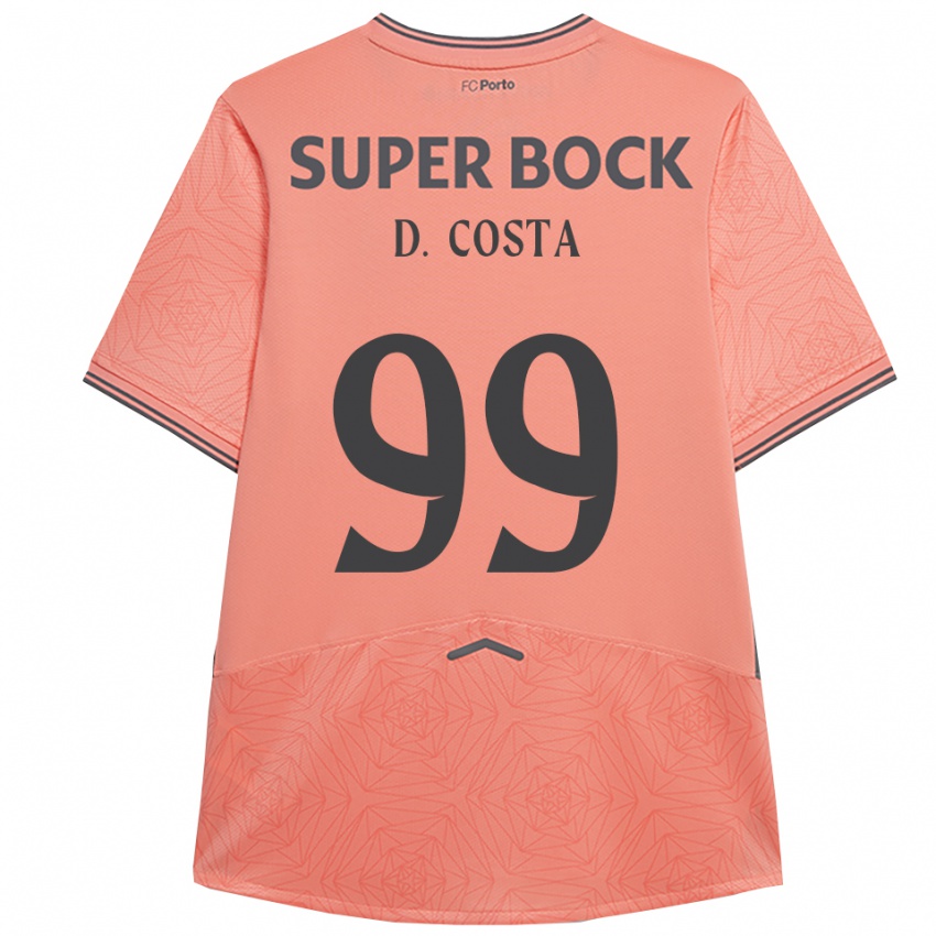 נשים דיוגו קוסטה #99 ורוד נייבי הרחק ג'רזי 2025/26 חולצה קצרה