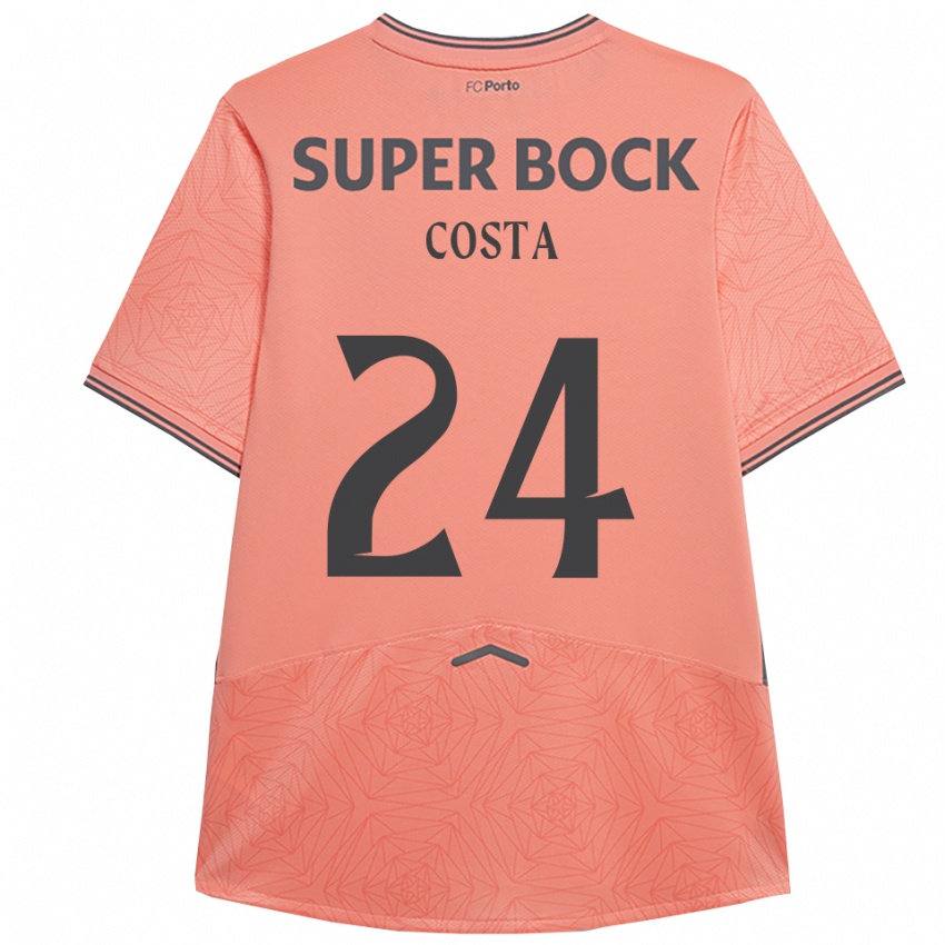 נשים ז'ואאו קוסטה #24 ורוד נייבי הרחק ג'רזי 2025/26 חולצה קצרה