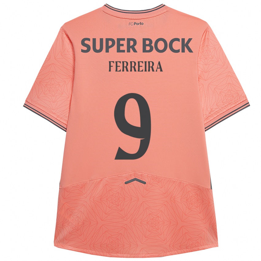 נשים Cristina Ferreira #9 ורוד נייבי הרחק ג'רזי 2025/26 חולצה קצרה