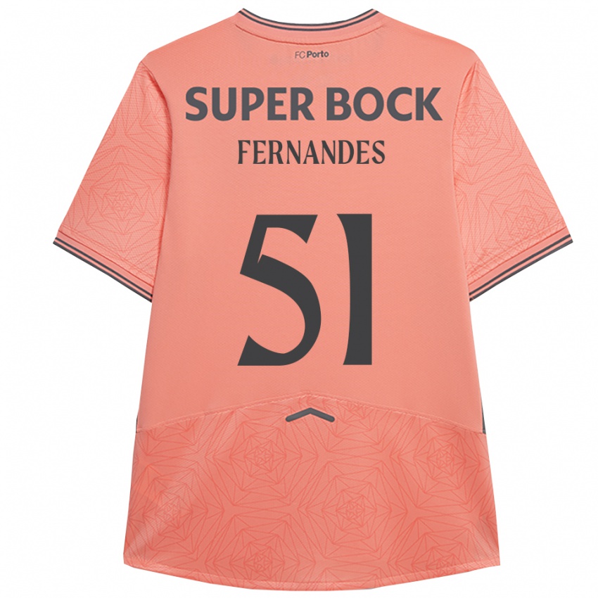 נשים דיוגו פרננדס #51 ורוד נייבי הרחק ג'רזי 2025/26 חולצה קצרה