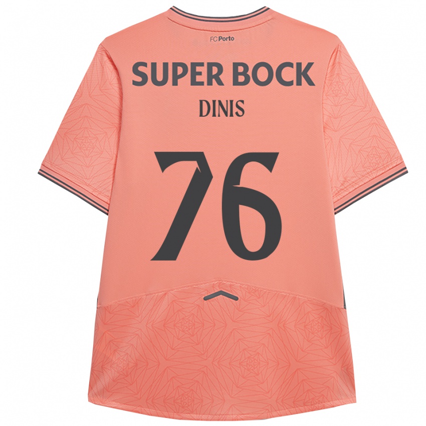 נשים דיניס #76 ורוד נייבי הרחק ג'רזי 2025/26 חולצה קצרה