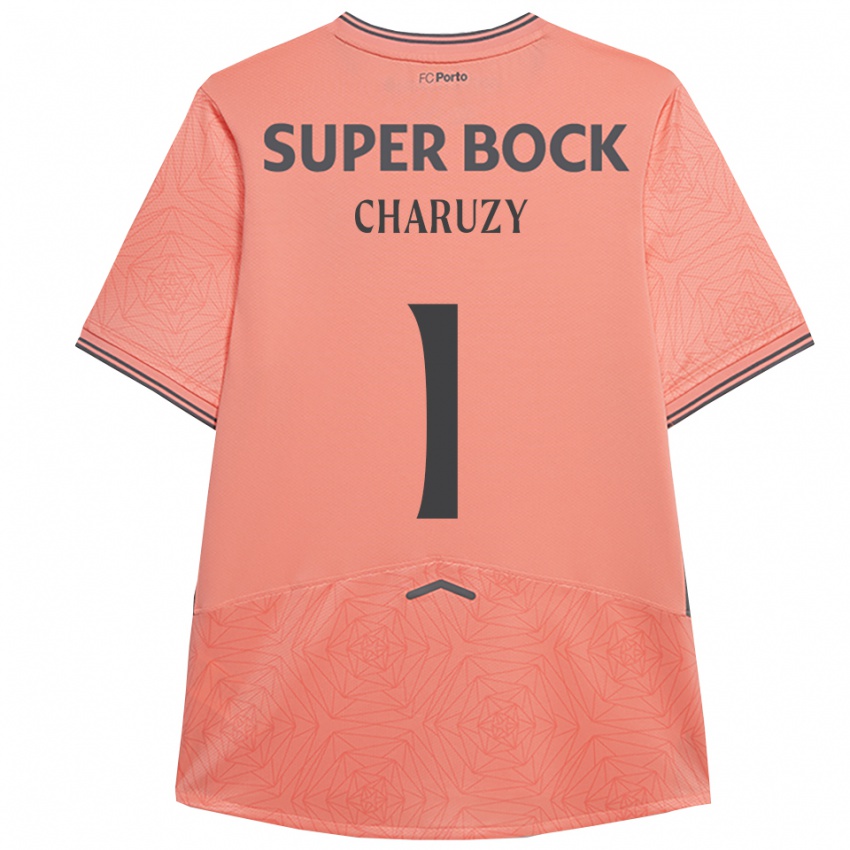 נשים Hubert Charuzy #1 ורוד נייבי הרחק ג'רזי 2025/26 חולצה קצרה