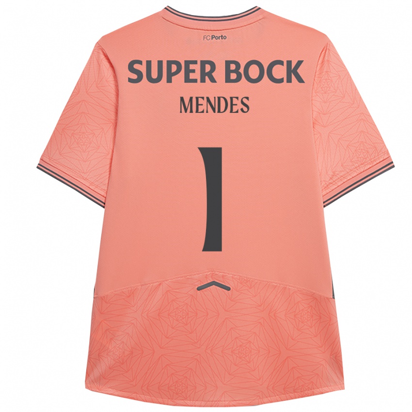 נשים Francisco Mendes #1 ורוד נייבי הרחק ג'רזי 2025/26 חולצה קצרה