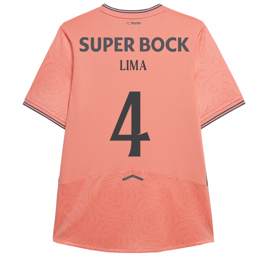 נשים Karoline Lima #4 ורוד נייבי הרחק ג'רזי 2025/26 חולצה קצרה