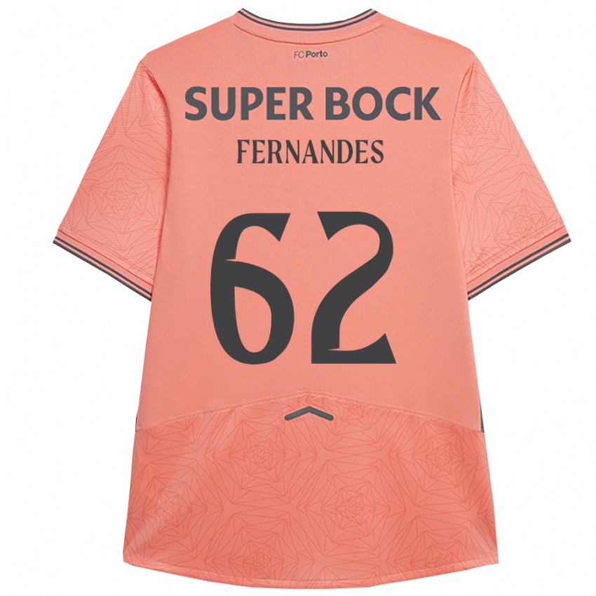 נשים רודריגו פרננדס #62 ורוד נייבי הרחק ג'רזי 2025/26 חולצה קצרה