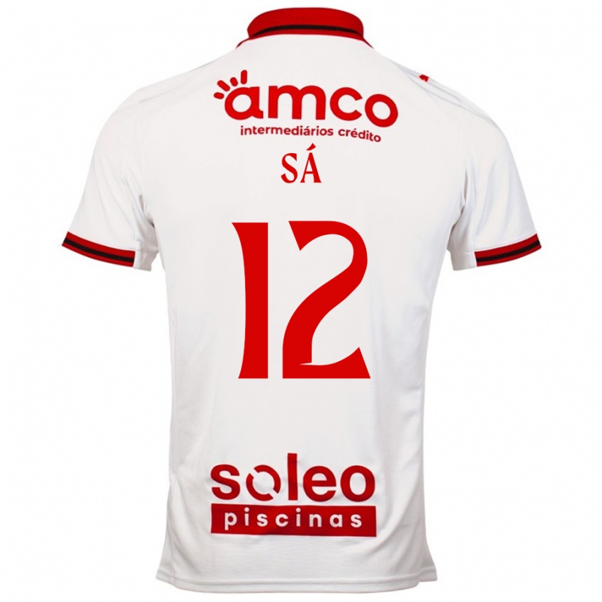 נשים טיאגו סה #12 לבן אדום הרחק ג'רזי 2025/26 חולצה קצרה