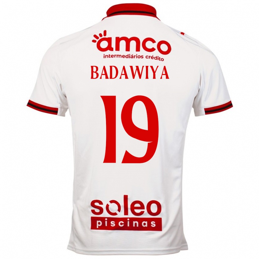 נשים רולה בדאוויה #19 לבן אדום הרחק ג'רזי 2025/26 חולצה קצרה