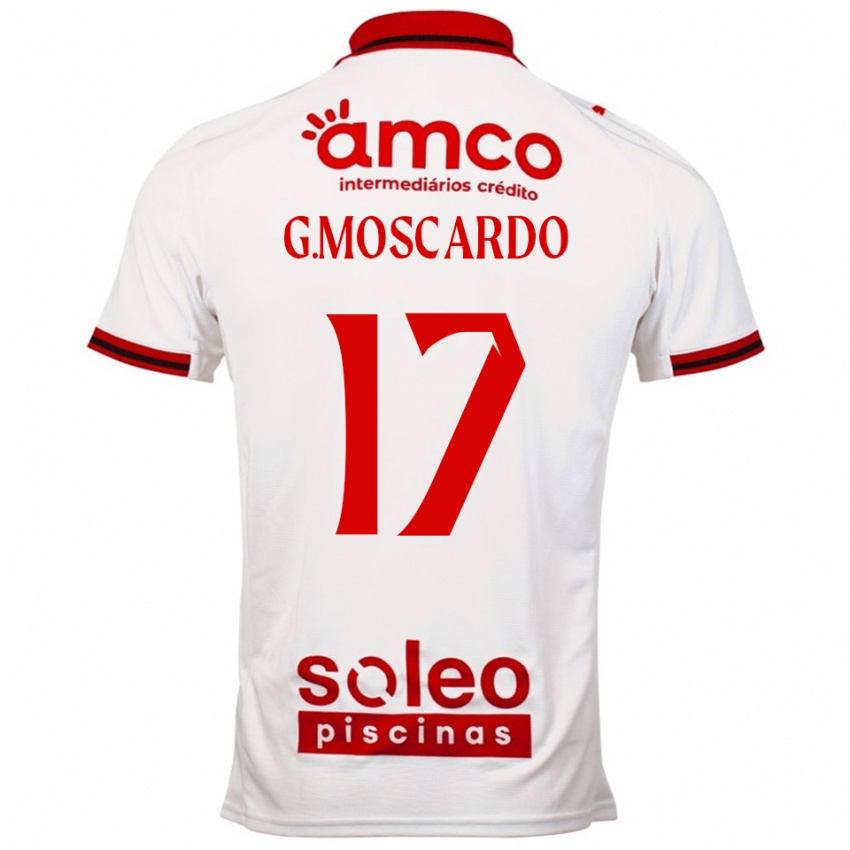 נשים גבריאל מוסקרדו #17 לבן אדום הרחק ג'רזי 2025/26 חולצה קצרה