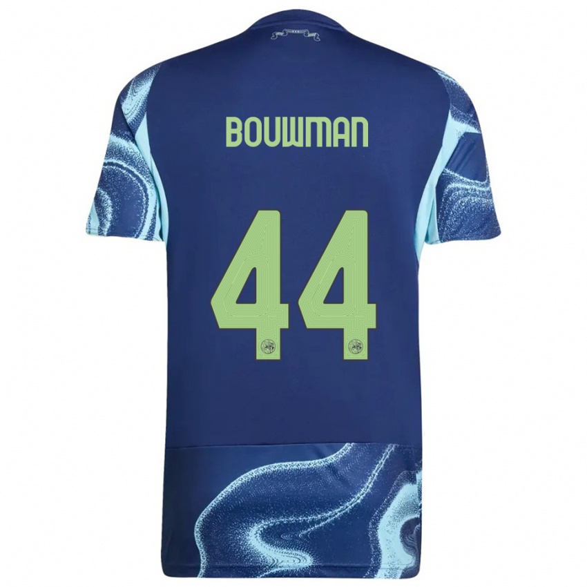 נשים ארון באומן #44 נייבי תכלת הרחק ג'רזי 2025/26 חולצה קצרה