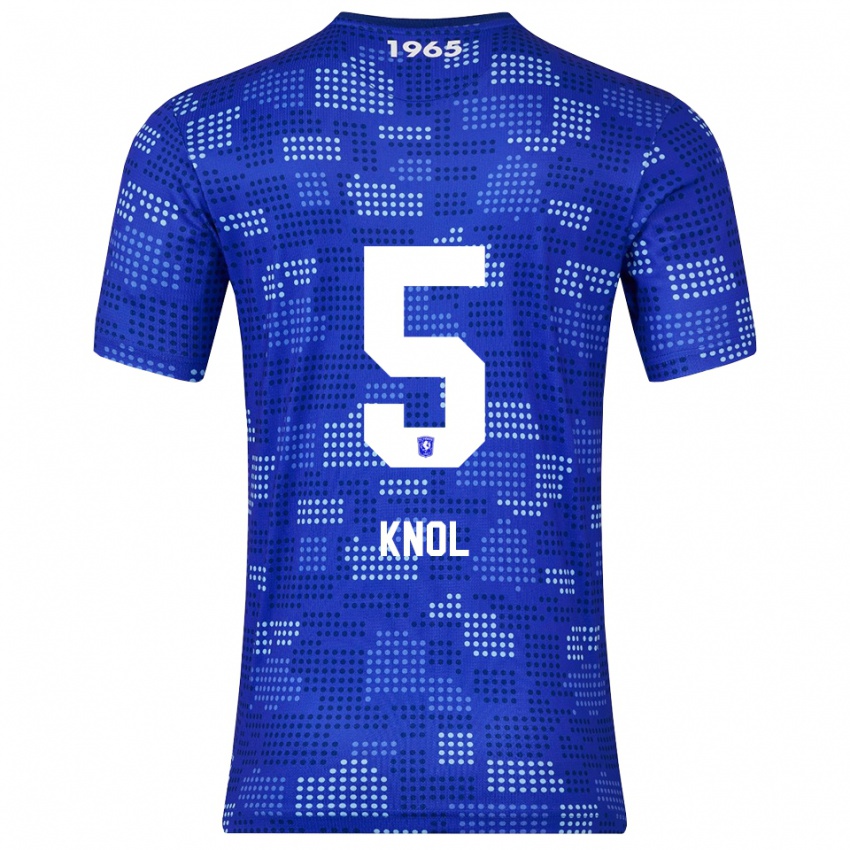 נשים אנה קנול #5 כחול תכלת הרחק ג'רזי 2025/26 חולצה קצרה