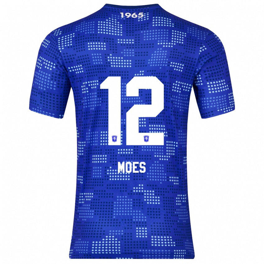 נשים Lucas Moes #12 כחול תכלת הרחק ג'רזי 2025/26 חולצה קצרה