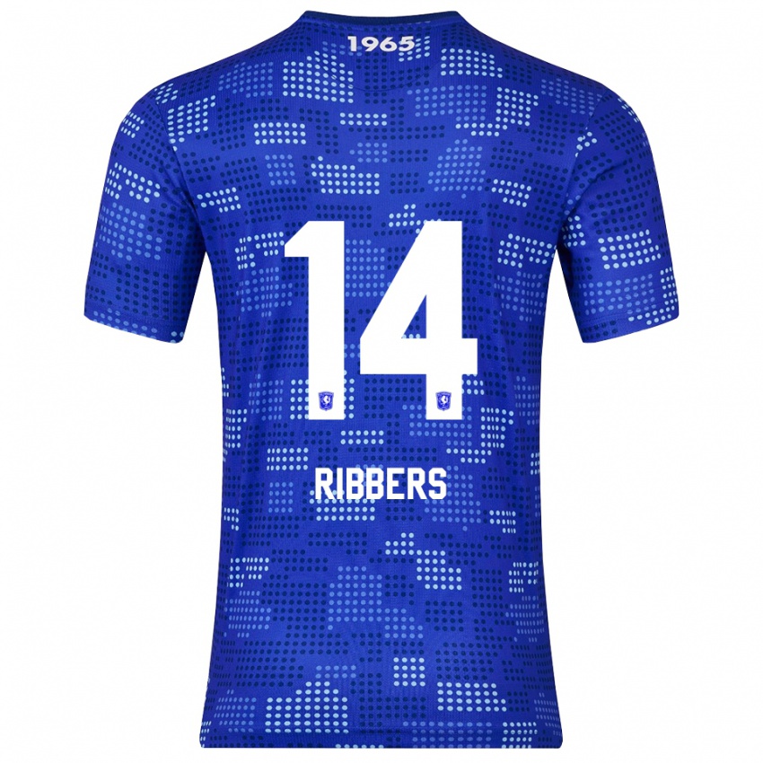 נשים Jort Ribbers #14 כחול תכלת הרחק ג'רזי 2025/26 חולצה קצרה