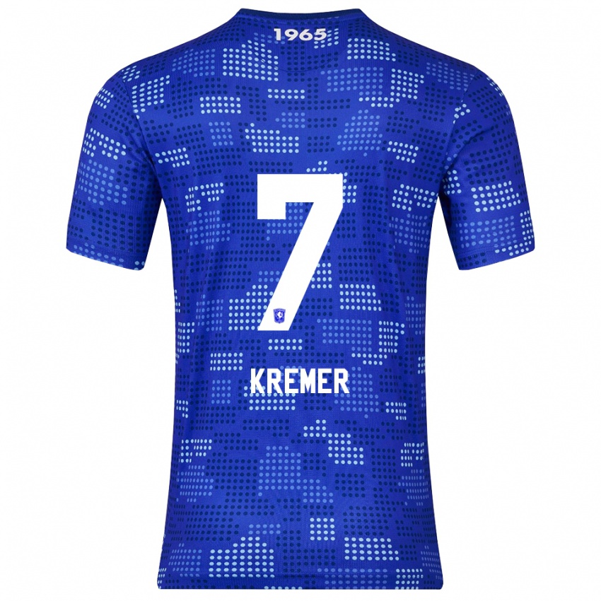 נשים Joop Kremer #7 כחול תכלת הרחק ג'רזי 2025/26 חולצה קצרה