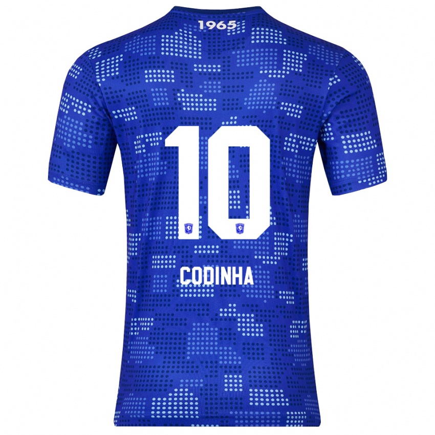 נשים טיאגו קודיניה #10 כחול תכלת הרחק ג'רזי 2025/26 חולצה קצרה