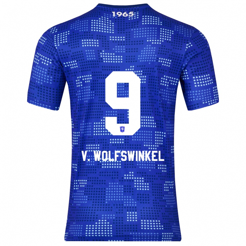 נשים ריקי ואן וולפסווינקל #9 כחול תכלת הרחק ג'רזי 2025/26 חולצה קצרה