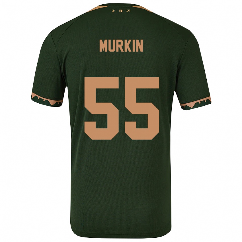 נשים דרי מורקין #55 ירוק זהב הרחק ג'רזי 2025/26 חולצה קצרה