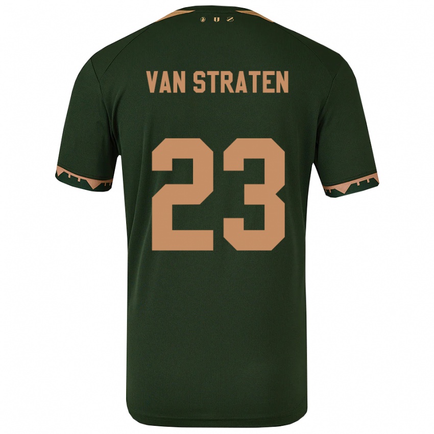נשים דיקה ואן סטראטן #23 ירוק זהב הרחק ג'רזי 2025/26 חולצה קצרה