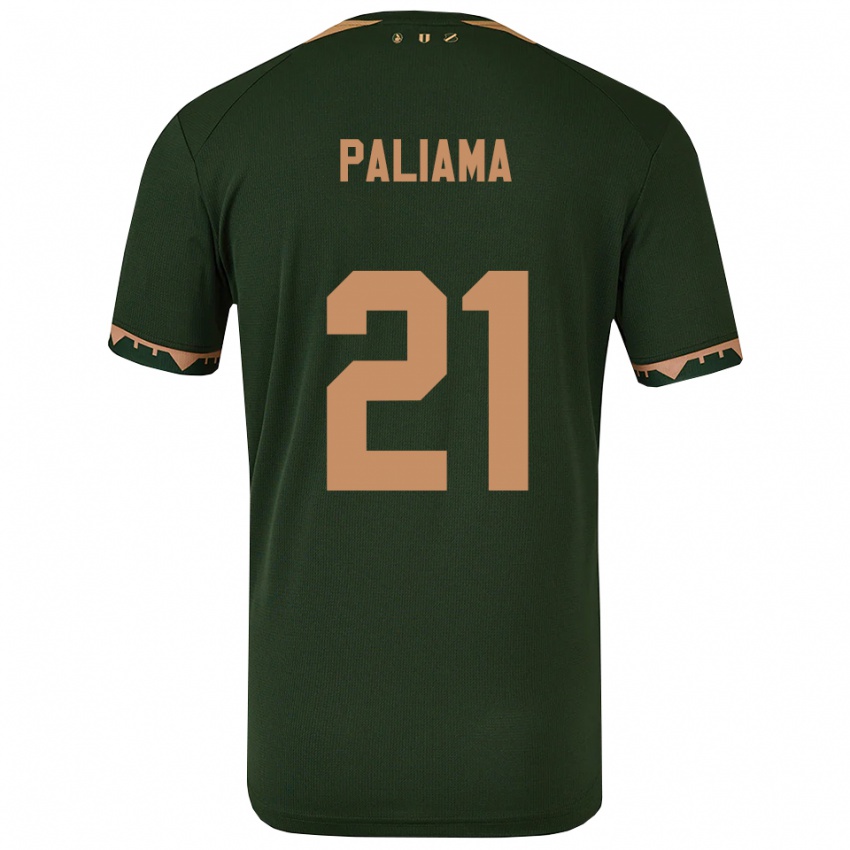 נשים Joni Paliama #21 ירוק זהב הרחק ג'רזי 2025/26 חולצה קצרה