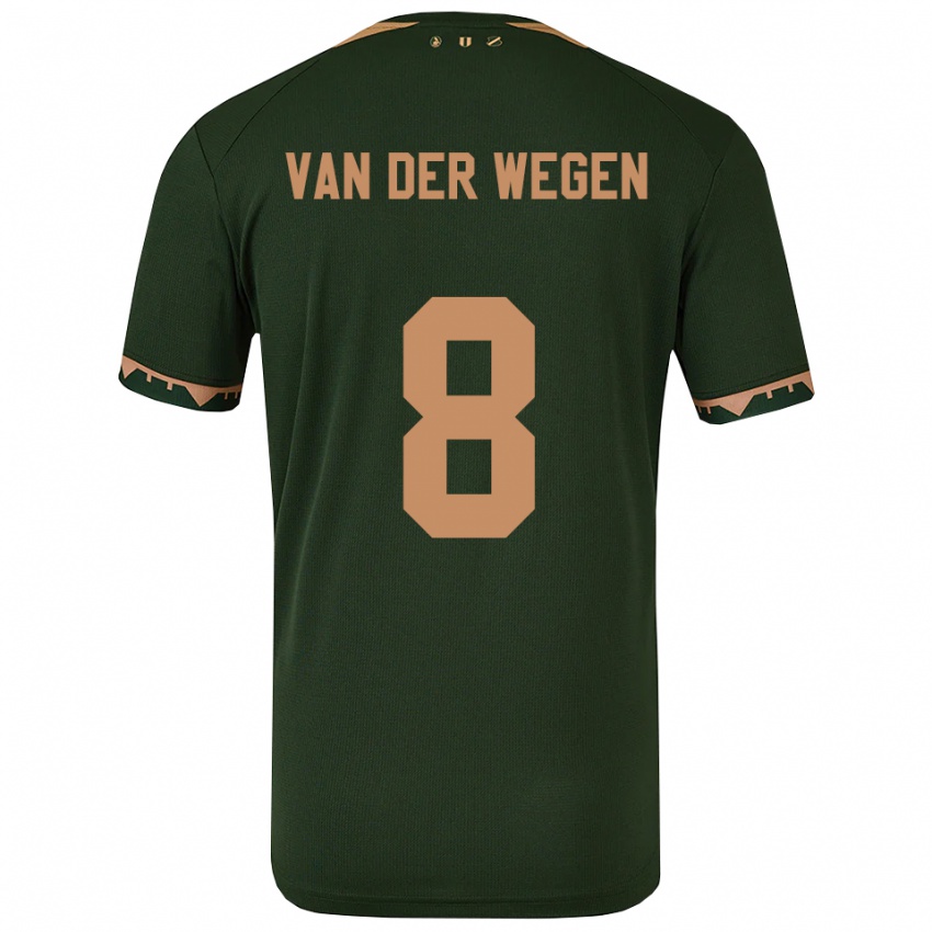נשים Sil Van Der Wegen #8 ירוק זהב הרחק ג'רזי 2025/26 חולצה קצרה