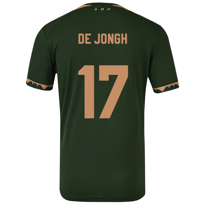 נשים בריאן די יונג #17 ירוק זהב הרחק ג'רזי 2025/26 חולצה קצרה