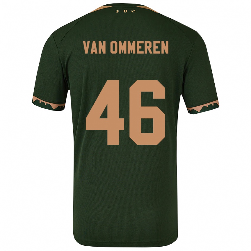 נשים Jaygo Van Ommeren #46 ירוק זהב הרחק ג'רזי 2025/26 חולצה קצרה