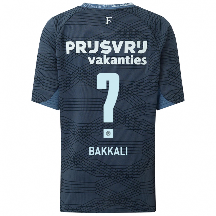 נשים Yassir Bakkali #0 שחור אפור הרחק ג'רזי 2025/26 חולצה קצרה