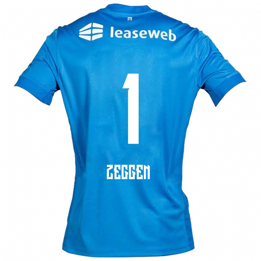 נשים Kiyani Zeggen #1 כחול לבן הרחק ג'רזי 2025/26 חולצה קצרה