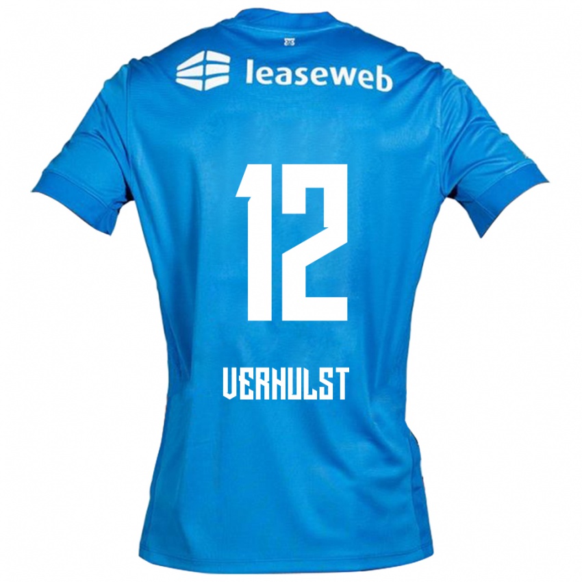 נשים הובי ורהולסט #12 כחול לבן הרחק ג'רזי 2025/26 חולצה קצרה