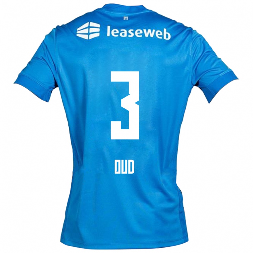 נשים Joeri Oud #3 כחול לבן הרחק ג'רזי 2025/26 חולצה קצרה