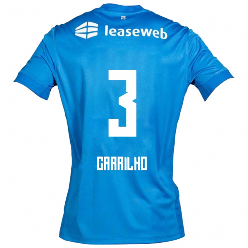 נשים Calvin Carrilho #3 כחול לבן הרחק ג'רזי 2025/26 חולצה קצרה