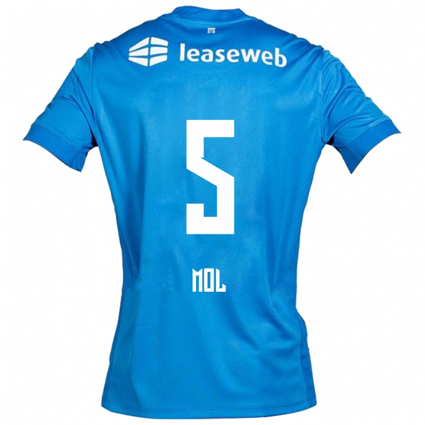 נשים Camie Mol #5 כחול לבן הרחק ג'רזי 2025/26 חולצה קצרה