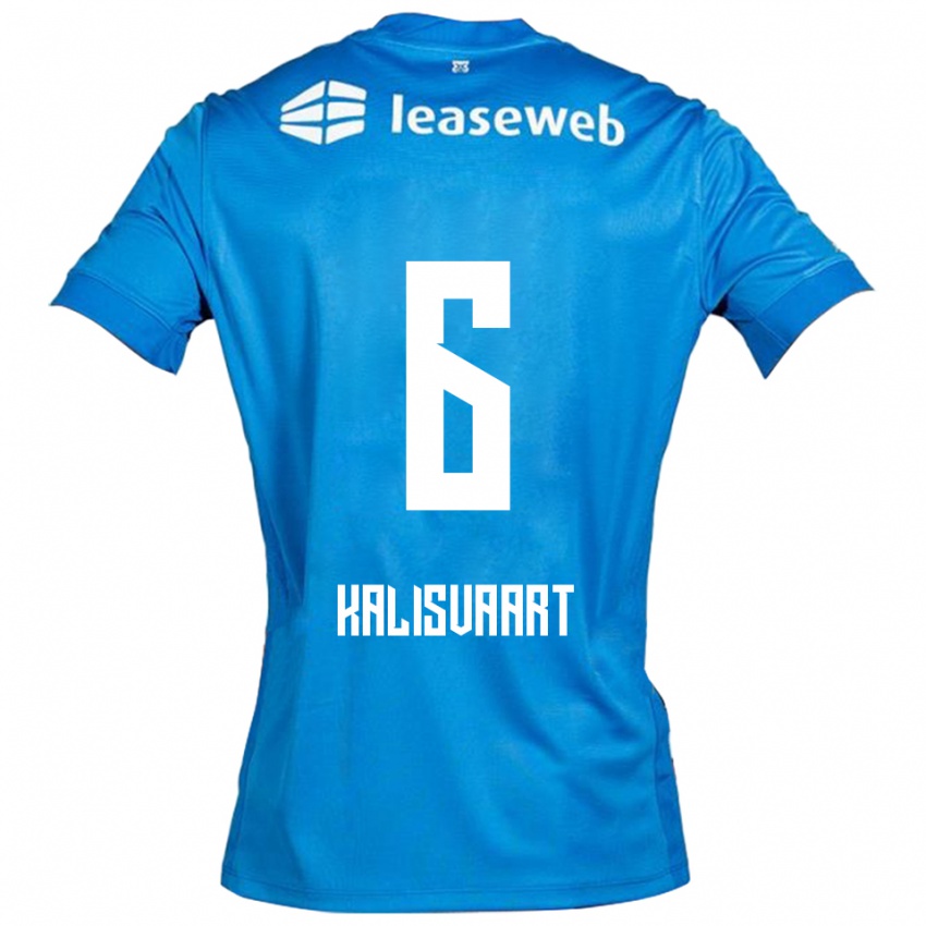 נשים Job Kalisvaart #6 כחול לבן הרחק ג'רזי 2025/26 חולצה קצרה