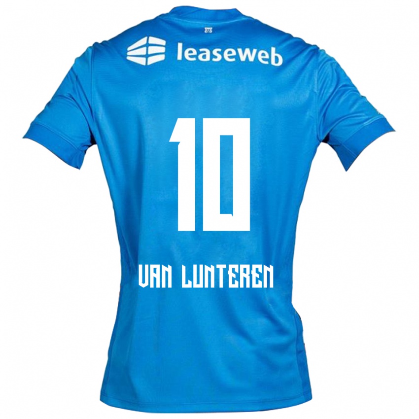 נשים Desiree Van Lunteren #10 כחול לבן הרחק ג'רזי 2025/26 חולצה קצרה