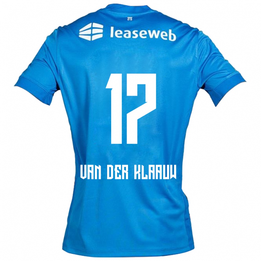 נשים Deacon Van Der Klaauw #17 כחול לבן הרחק ג'רזי 2025/26 חולצה קצרה