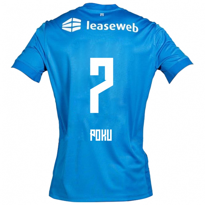 נשים ארנסט פוקו #7 כחול לבן הרחק ג'רזי 2025/26 חולצה קצרה