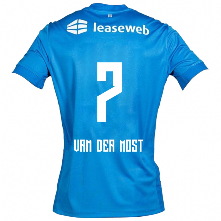 נשים וירלי ואן דר מוסט #7 כחול לבן הרחק ג'רזי 2025/26 חולצה קצרה