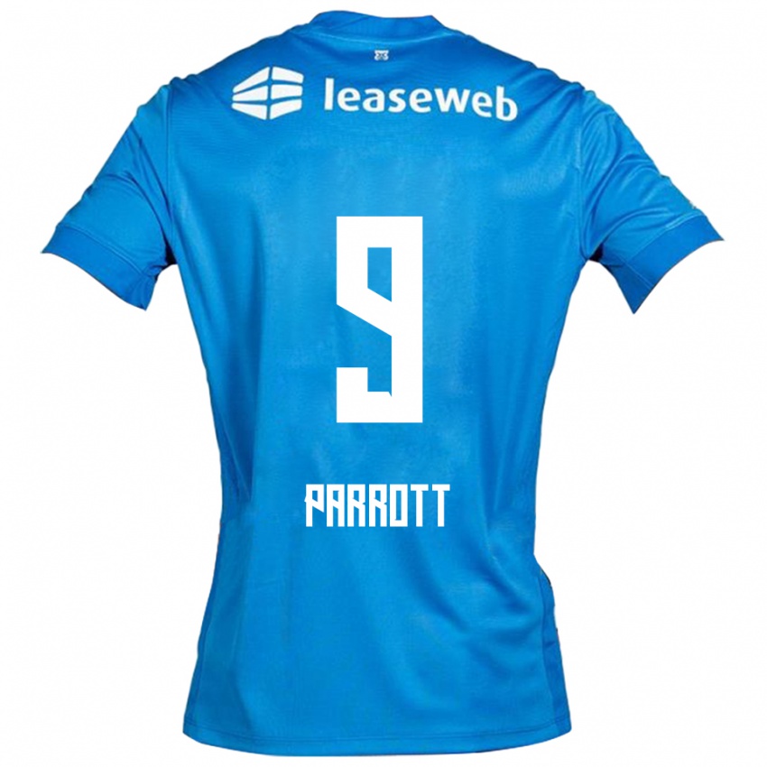 נשים טרוי פארוט #9 כחול לבן הרחק ג'רזי 2025/26 חולצה קצרה