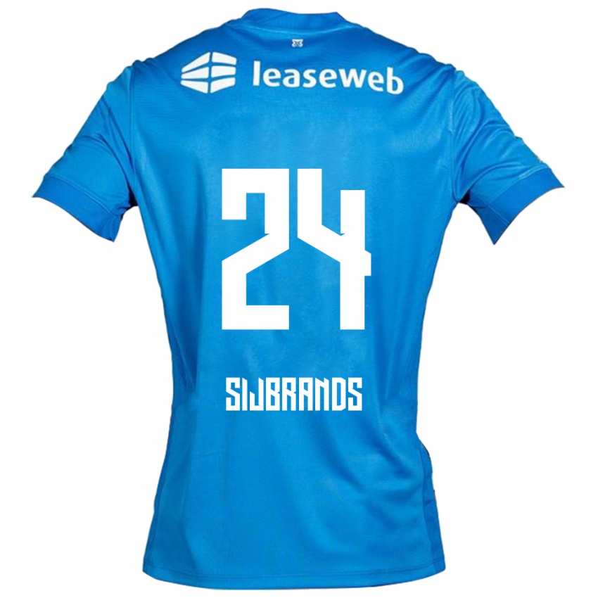 נשים Julian Sijbrands #24 כחול לבן הרחק ג'רזי 2025/26 חולצה קצרה