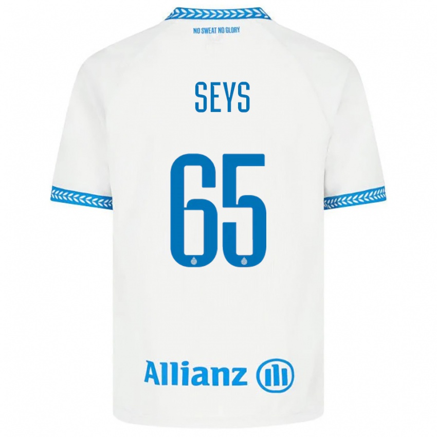 נשים ז׳ואקין סייס #65 כחול לבן הרחק ג'רזי 2025/26 חולצה קצרה