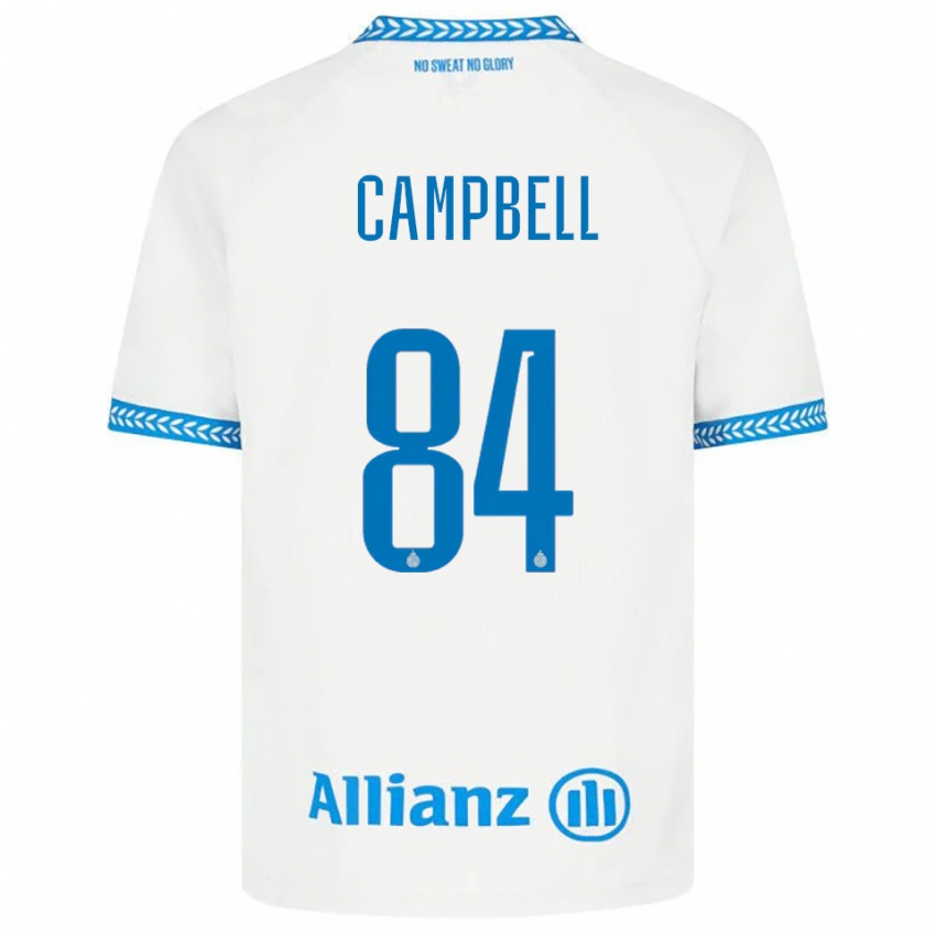 נשים שאנדרה קמפבל #84 כחול לבן הרחק ג'רזי 2025/26 חולצה קצרה