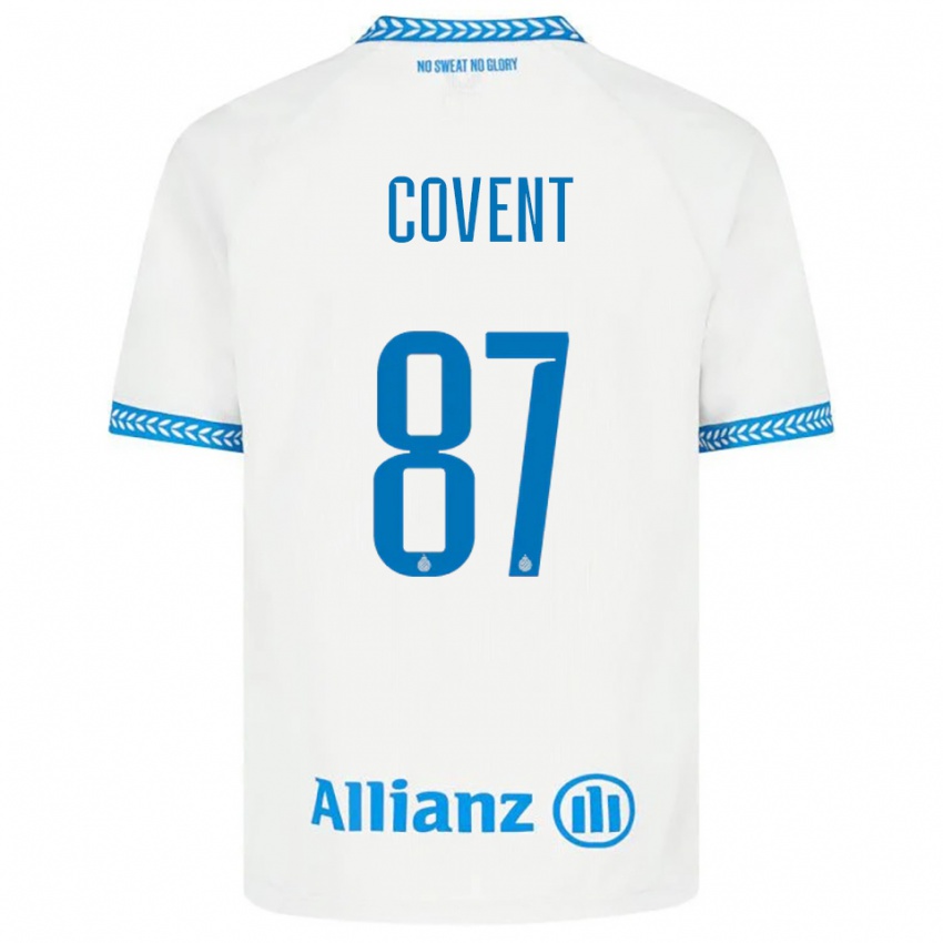 נשים Jorijn Covent #87 כחול לבן הרחק ג'רזי 2025/26 חולצה קצרה