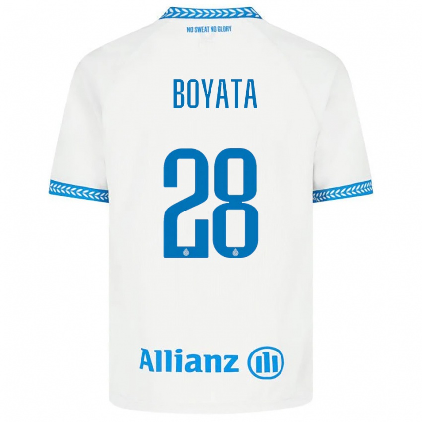 נשים דדריק בויאטה #28 כחול לבן הרחק ג'רזי 2025/26 חולצה קצרה