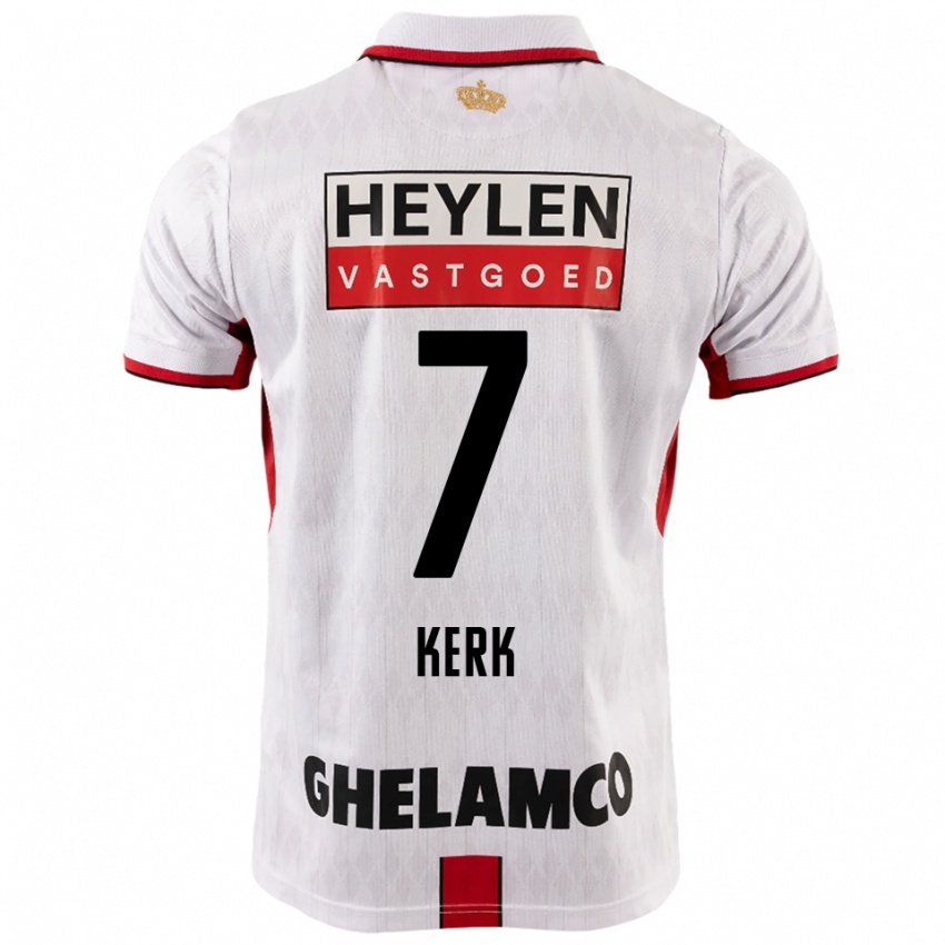 נשים גיראנו קרק #7 לבן אדום הרחק ג'רזי 2025/26 חולצה קצרה