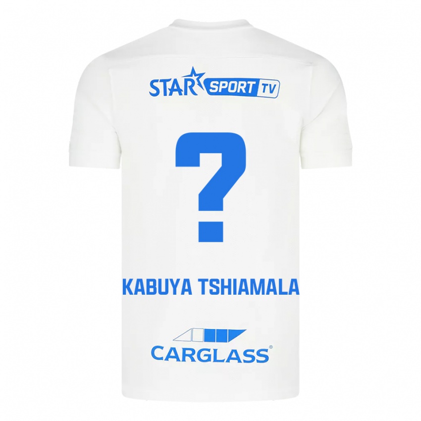 נשים Lino Kabuya Tshiamala #0 לבן כחול הרחק ג'רזי 2025/26 חולצה קצרה