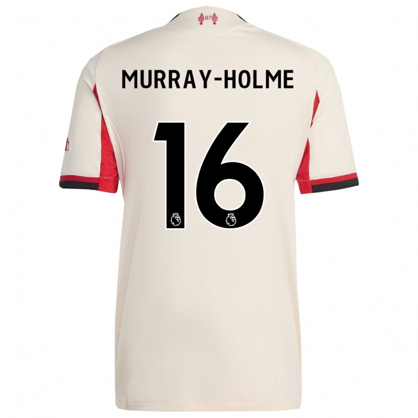 נשים Hadyn Murray-Holme #16 לבן שחור הרחק ג'רזי 2025/26 חולצה קצרה