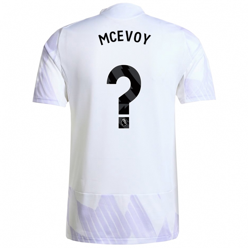 נשים Jay Mcevoy #0 לבן סגול סגול הרחק ג'רזי 2025/26 חולצה קצרה