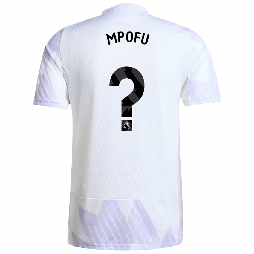 נשים Camron Mpofu #0 לבן סגול סגול הרחק ג'רזי 2025/26 חולצה קצרה