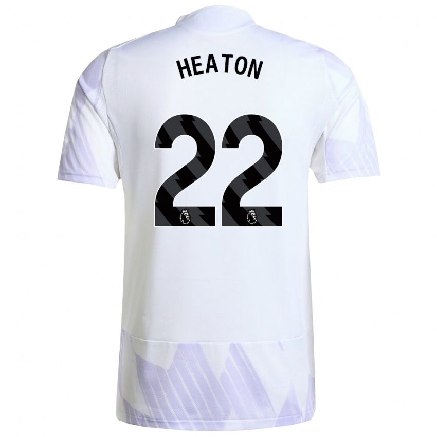 נשים טום היטון #22 לבן סגול סגול הרחק ג'רזי 2025/26 חולצה קצרה