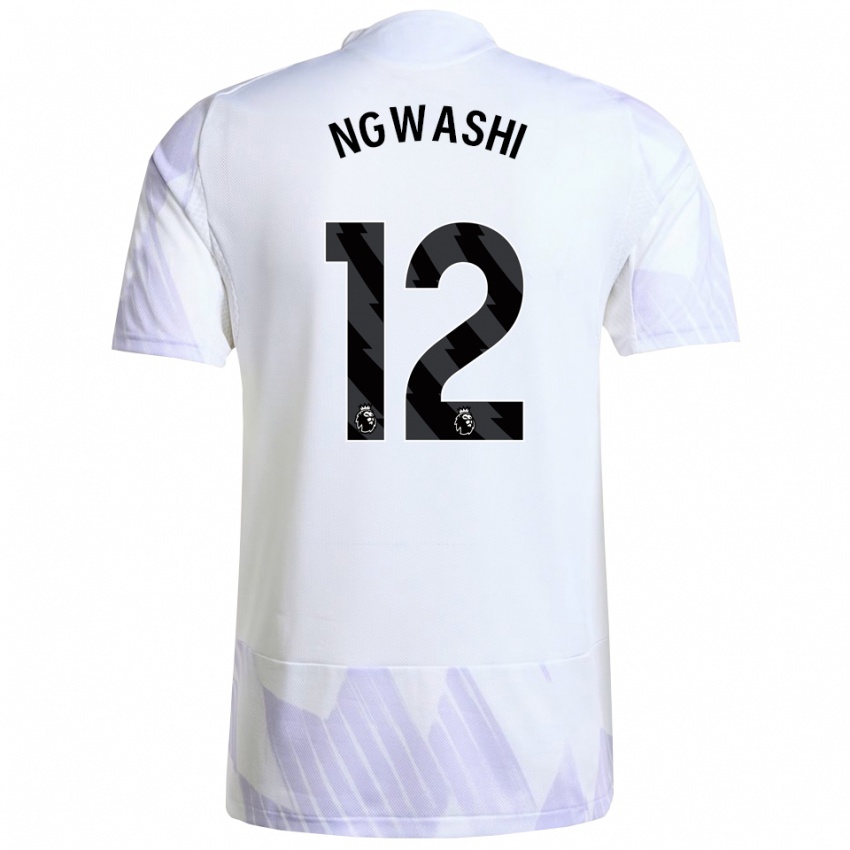 נשים Jayden Ngwashi #12 לבן סגול סגול הרחק ג'רזי 2025/26 חולצה קצרה